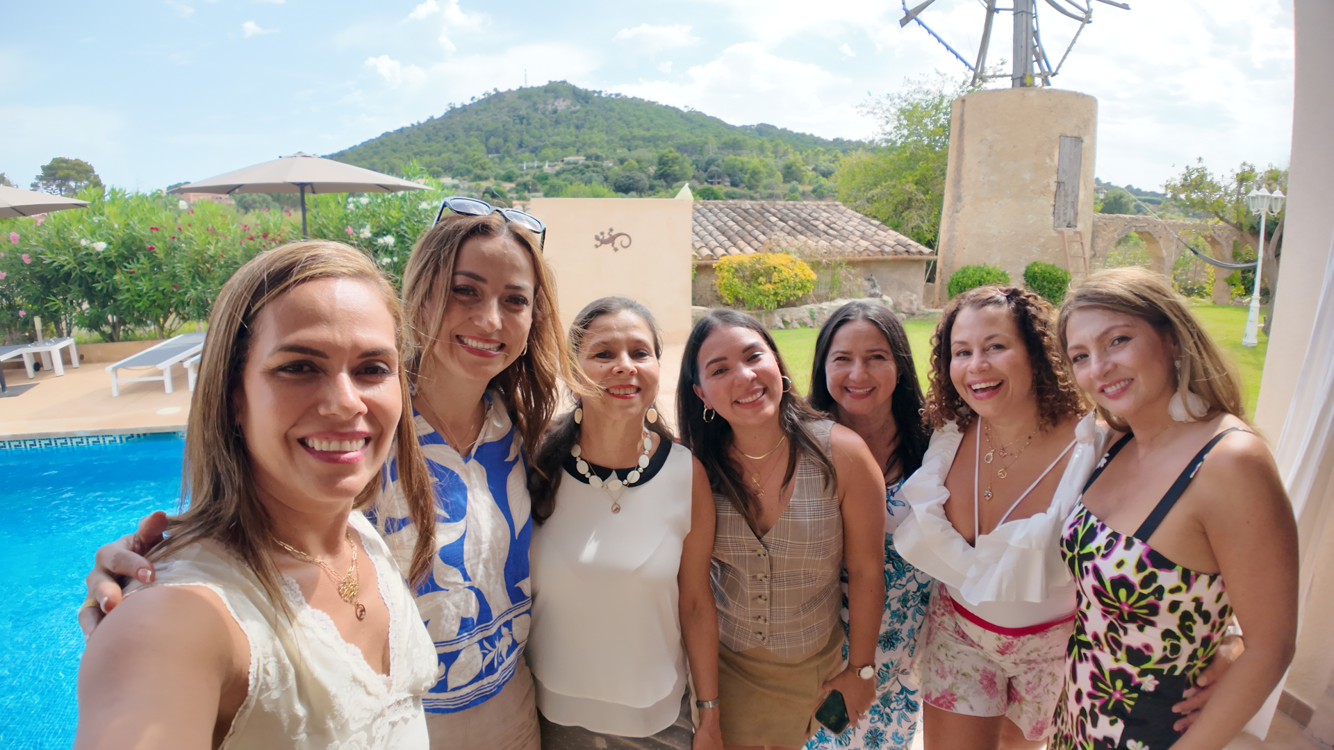 Mujeres en círculo en Mallorca